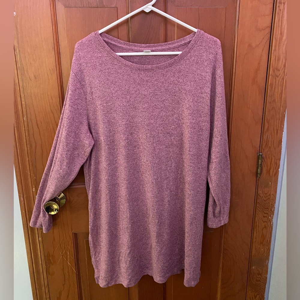 Old navy mauve long sleeve shirt